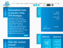 Tablet Screenshot of bckalev.ee